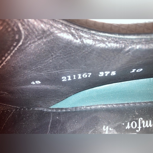 Men’s black lace-up Florsheim dress shoes - Picture 5 of 6